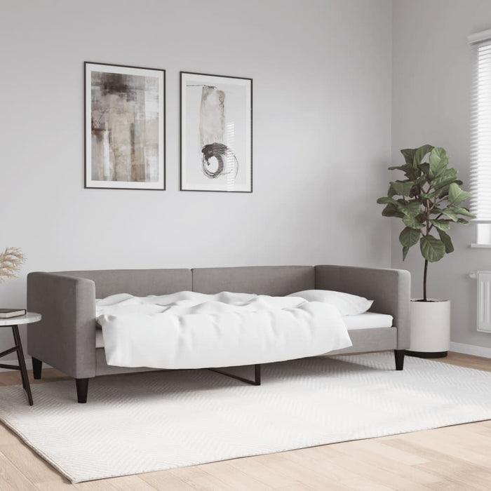 Pat de zi, gri taupe, 90x200 cm, material textil - WALTI WALTI