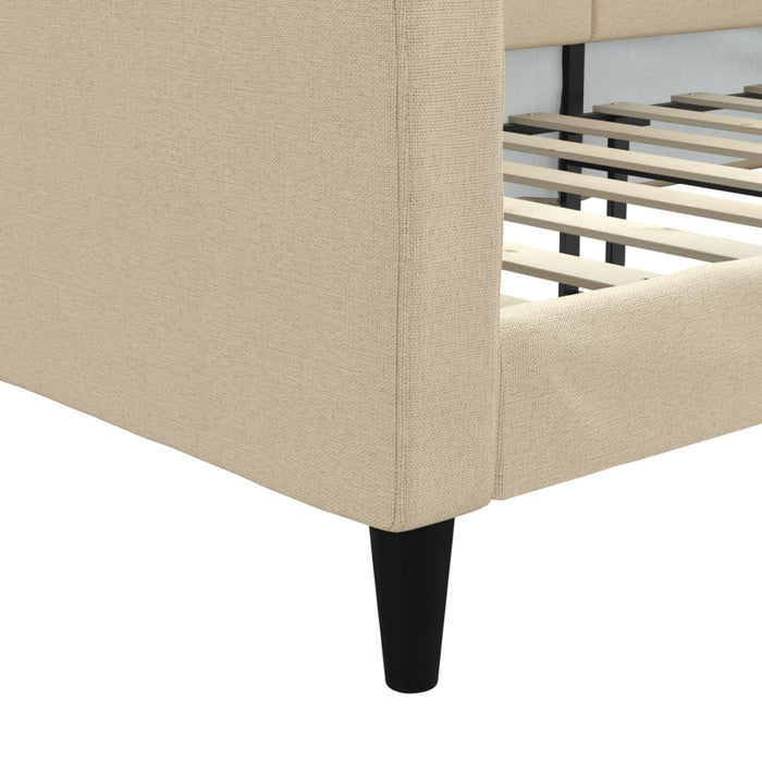 Pat de zi, crem, 90x200 cm, material textil - WALTI WALTI