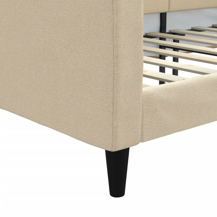 Pat de zi, crem, 80x200 cm, material textil - WALTI WALTI
