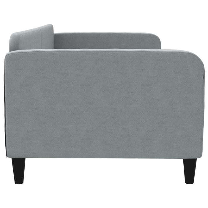 Pat de zi, gri deschis, 90x200 cm, material textil - WALTI WALTI