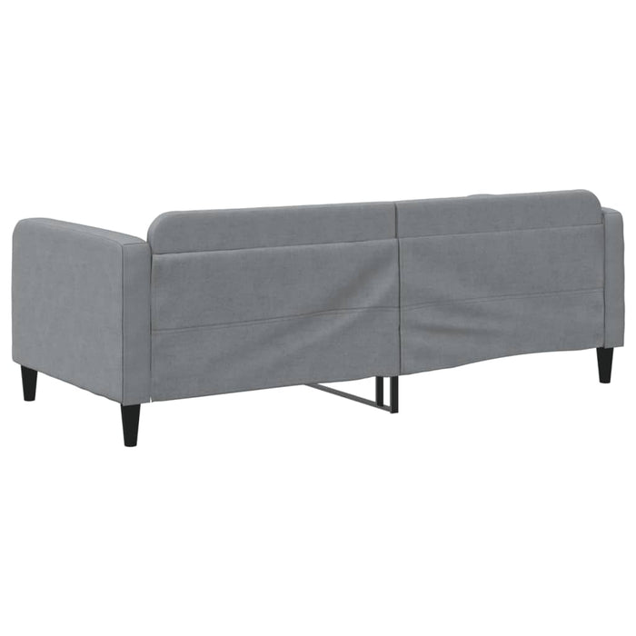 Pat de zi, gri deschis, 90x200 cm, material textil - WALTI WALTI