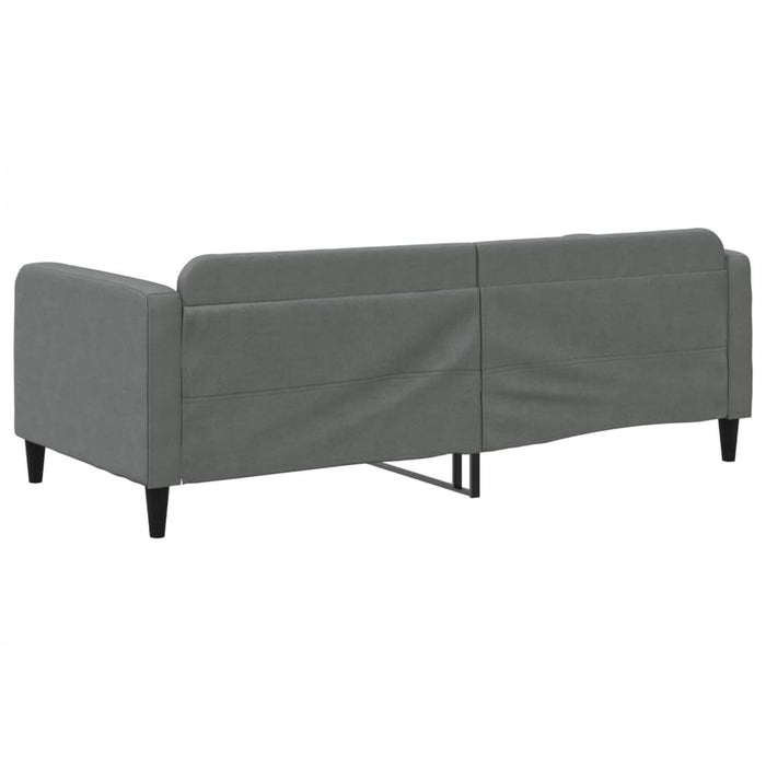 Pat de zi, gri închis, 90x200 cm, material textil - WALTI WALTI