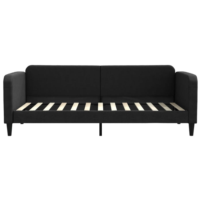 Pat de zi, negru, 90x200 cm, material textil - WALTI WALTI