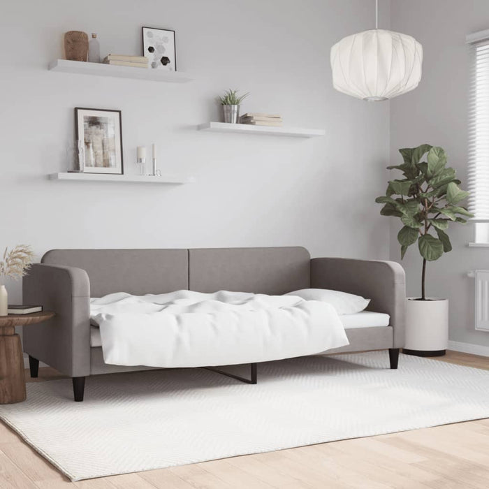 Pat de zi, gri taupe, 90x200 cm, material textil - WALTI WALTI