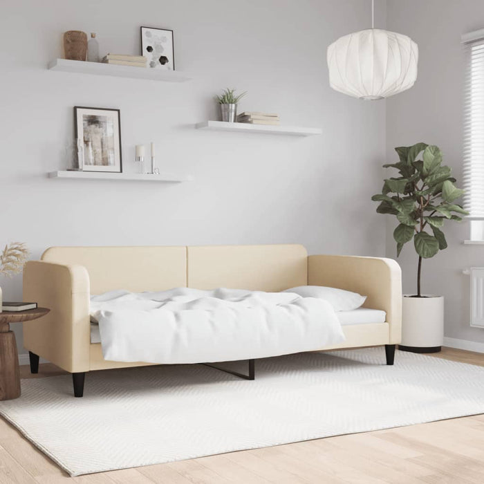 Pat de zi, crem, 90x200 cm, material textil - WALTI WALTI