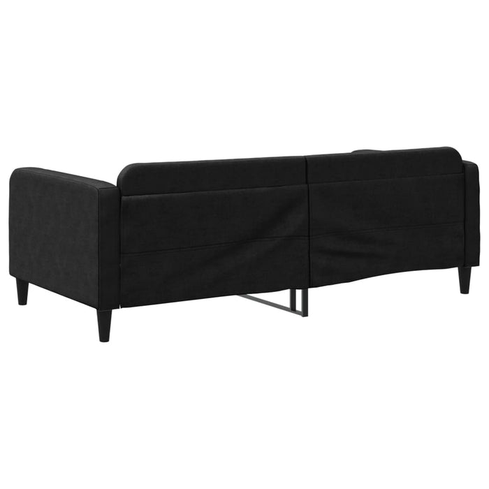 Cadru de pat, negru, 100 x 200 cm, material textil - WALTI WALTI