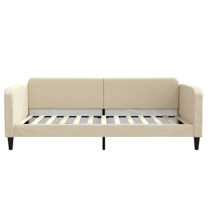Cadru de pat, crem, 100 x 200 cm, material textil - WALTI WALTI