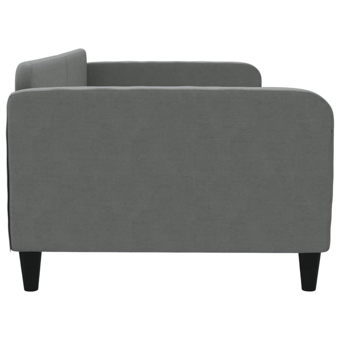 Cadru de pat, gri închis, 100x190 cm, material textil - WALTI WALTI