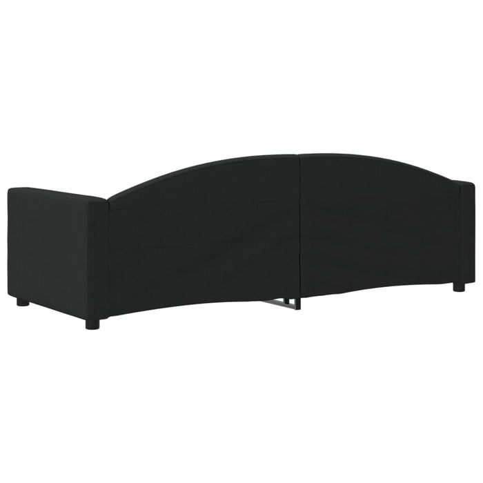 Pat de zi, negru, 80x200 cm, material textil - WALTI WALTI