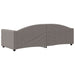 Pat de zi, gri taupe, 80x200 cm, material textil - WALTI WALTI