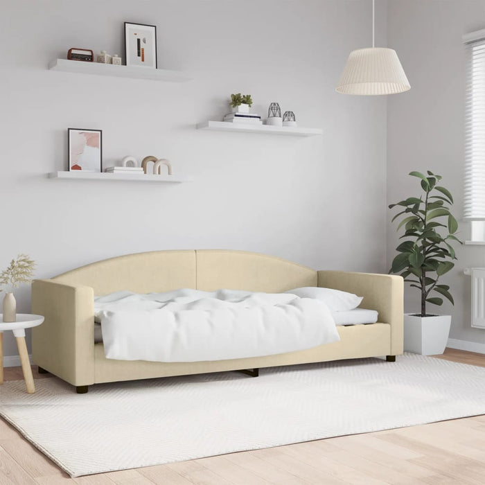 Pat de zi, crem, 80x200 cm, material textil - WALTI WALTI