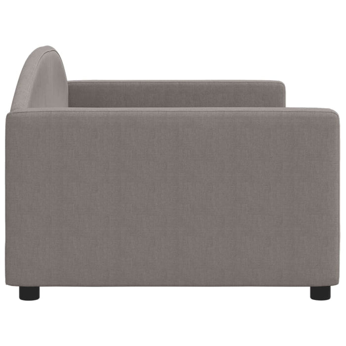 Pat de zi, gri taupe, 90x200 cm, material textil - WALTI WALTI