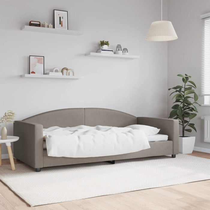Pat de zi, gri taupe, 90x200 cm, material textil - WALTI WALTI