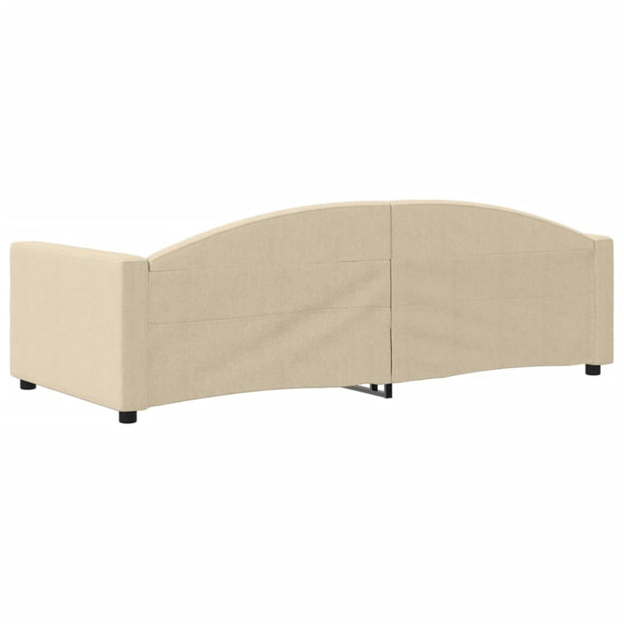 Pat de zi, crem, 90x200 cm, material textil - WALTI WALTI