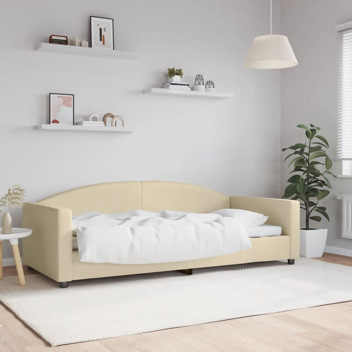 Pat de zi, crem, 90x200 cm, material textil - WALTI WALTI