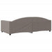 Cadru de pat, gri taupe, 100 x 200 cm, material textil - WALTI WALTI