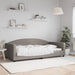 Cadru de pat, gri taupe, 100 x 200 cm, material textil - WALTI WALTI
