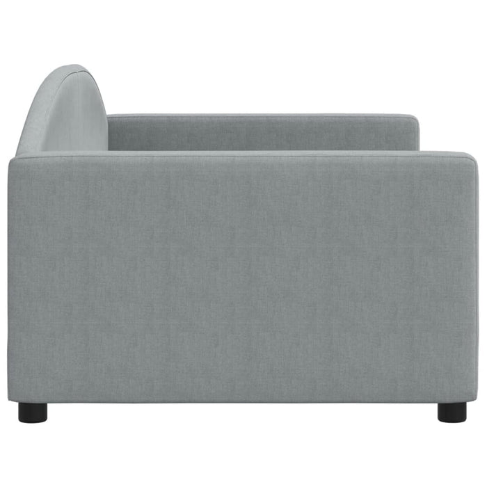 Cadru de pat, gri deschis, 90x190 cm, material textil - WALTI WALTI