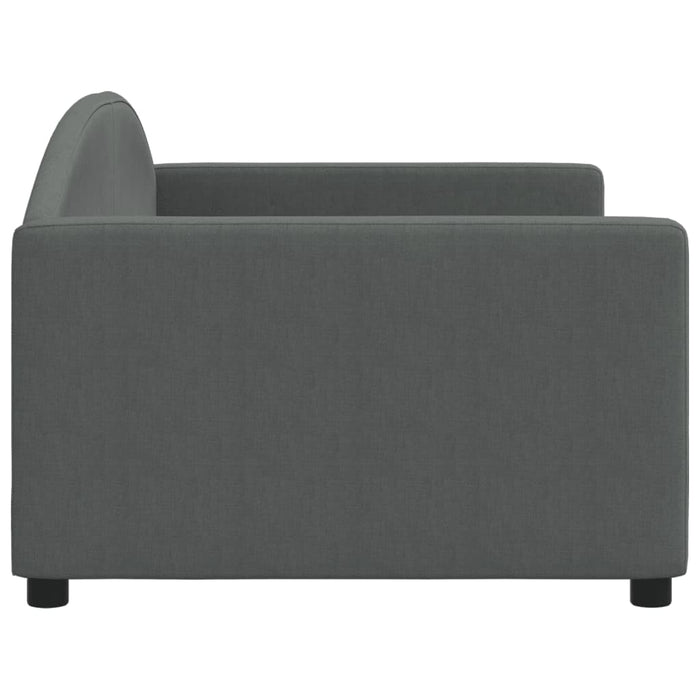 Cadru de pat, gri închis, 90x190 cm, material textil - WALTI WALTI