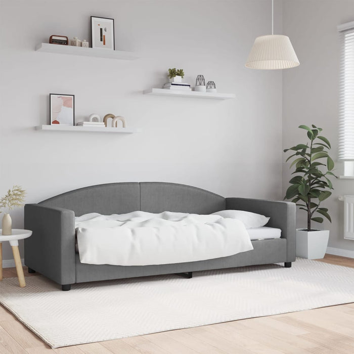 Cadru de pat, gri închis, 90x190 cm, material textil - WALTI WALTI