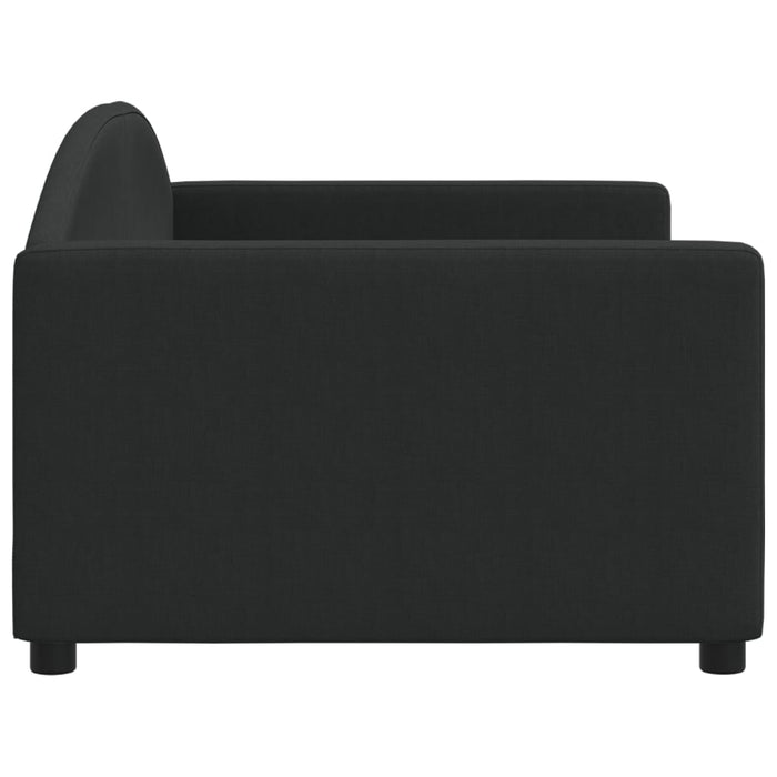 Cadru de pat, negru, 90x190 cm, material textil - WALTI WALTI