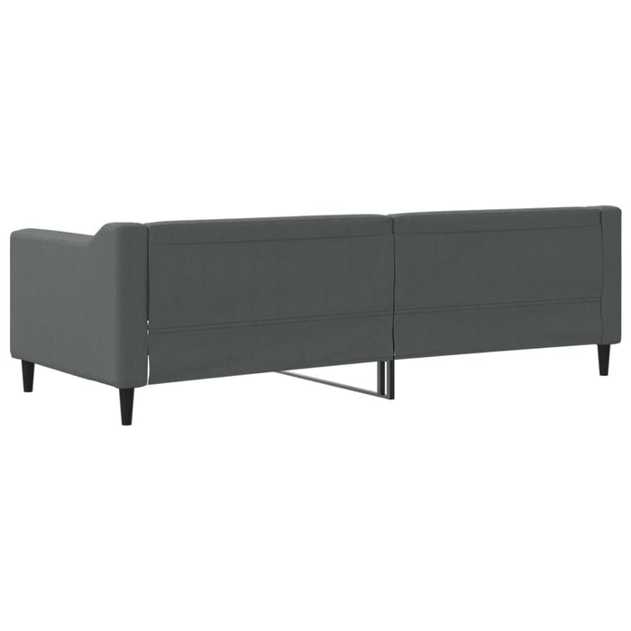 Cadru de pat, gri închis, 80x200 cm, textil - WALTI WALTI