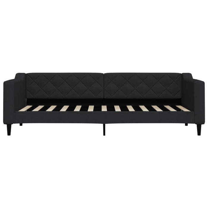 Pat de zi, negru, 80x200 cm, material textil - WALTI WALTI