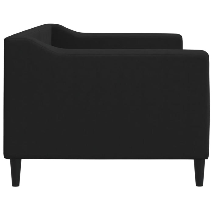 Pat de zi, negru, 80x200 cm, material textil - WALTI WALTI