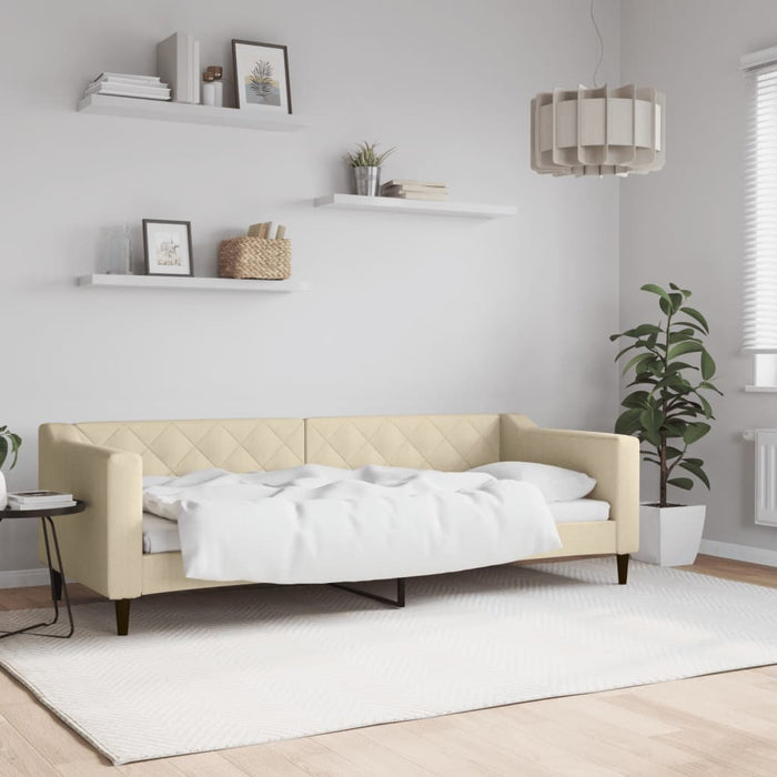 Pat de zi, crem, 80x200 cm, material textil - WALTI WALTI