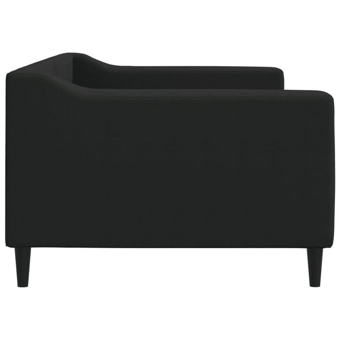 Pat de zi, negru, 90x200 cm, material textil - WALTI WALTI