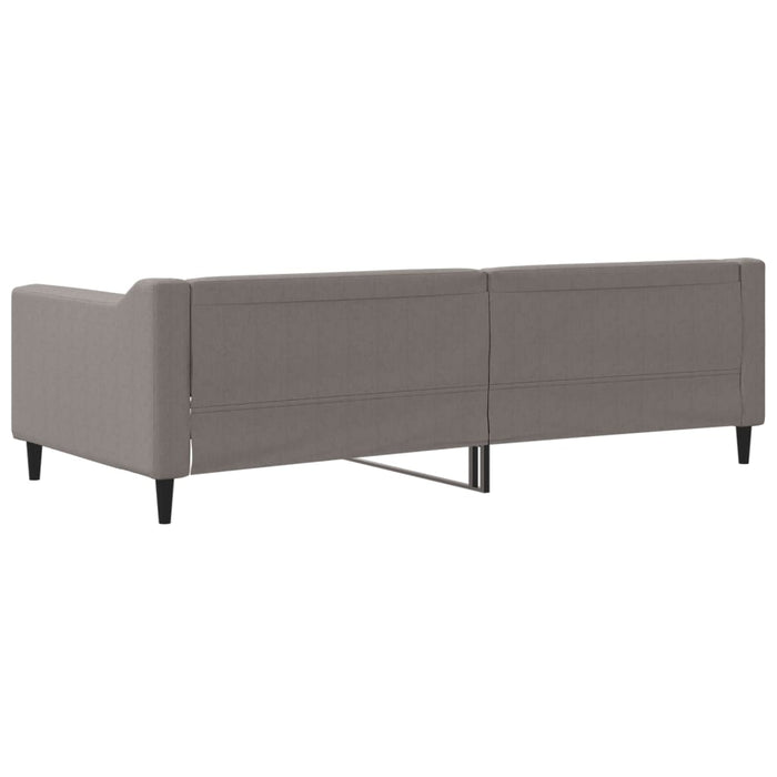 Pat de zi, gri taupe, 90x200 cm, material textil - WALTI WALTI