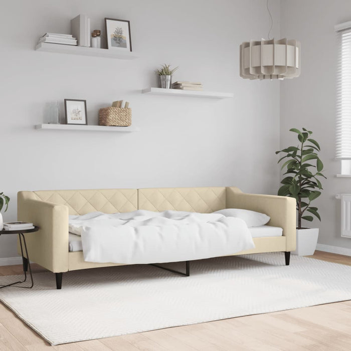 Pat de zi, crem, 90x200 cm, material textil - WALTI WALTI