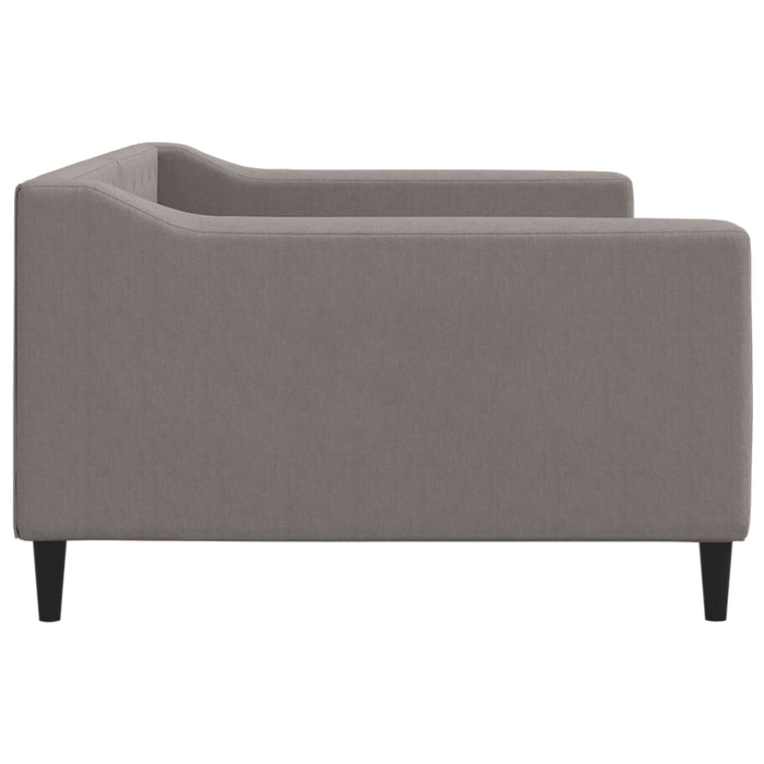 Cadru de pat, gri taupe, 100 x 200 cm, material textil - WALTI WALTI