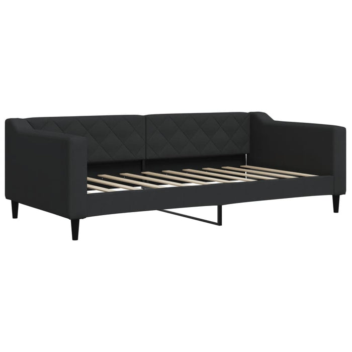 Cadru de pat, negru, 90x190 cm, material textil - WALTI WALTI