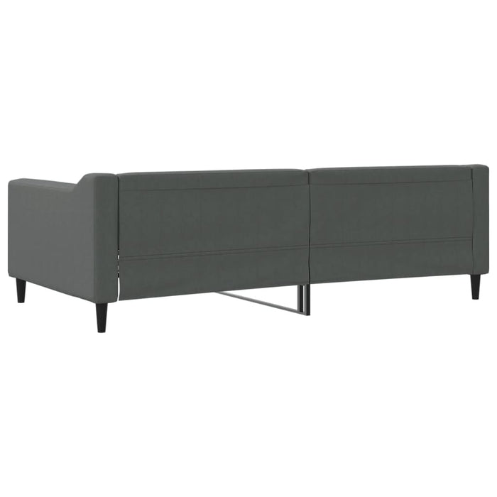 Cadru de pat, gri închis, 100x190 cm, material textil - WALTI WALTI