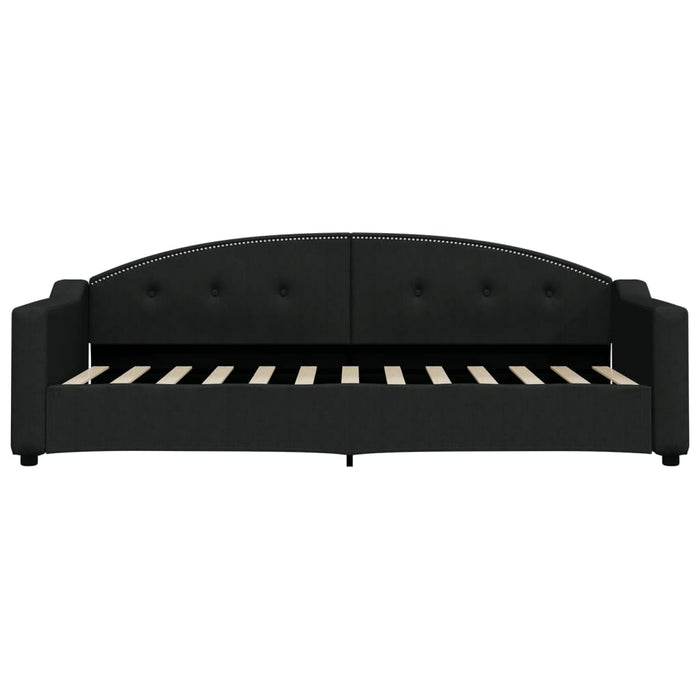 Pat de zi, negru, 80x200 cm, material textil - WALTI WALTI