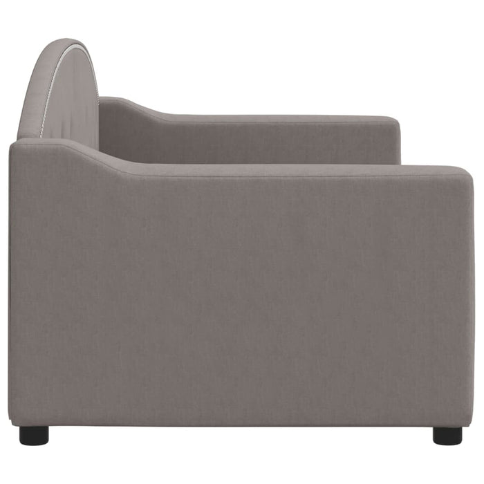 Pat de zi, gri taupe, 80x200 cm, material textil - WALTI WALTI