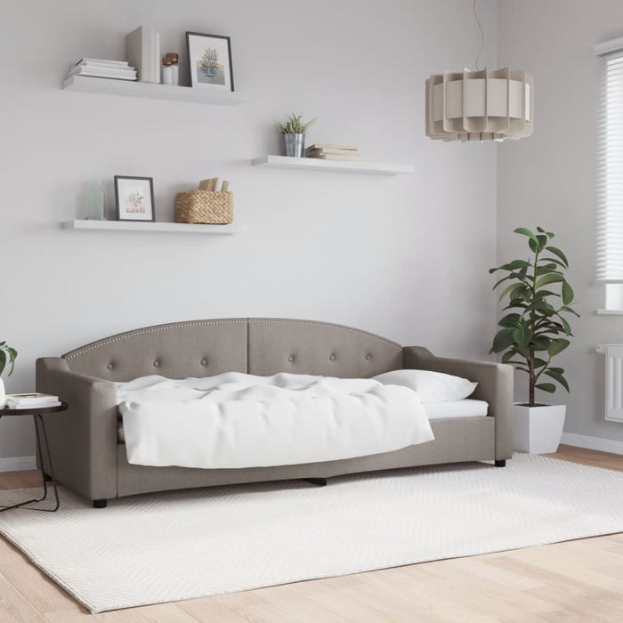 Pat de zi, gri taupe, 80x200 cm, material textil - WALTI WALTI