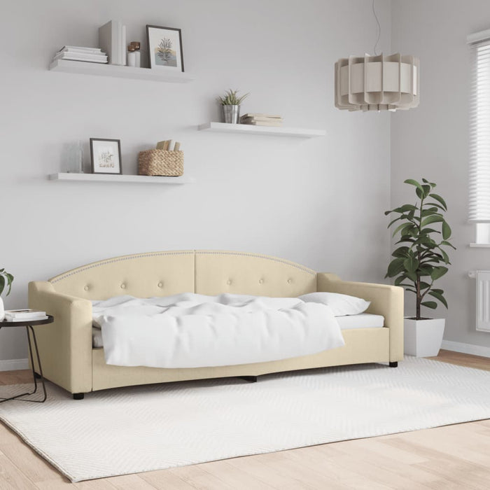 Pat de zi, crem, 80x200 cm, material textil - WALTI WALTI