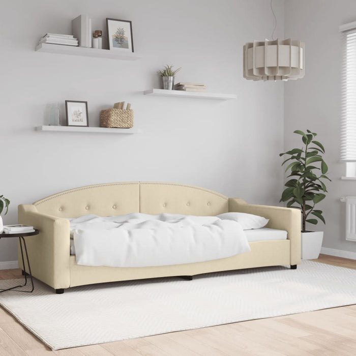 Pat de zi, crem, 90x200 cm, material textil - WALTI WALTI