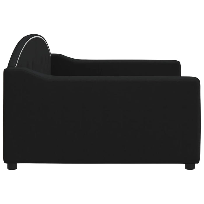 Cadru de pat, negru, 100 x 200 cm, material textil - WALTI WALTI