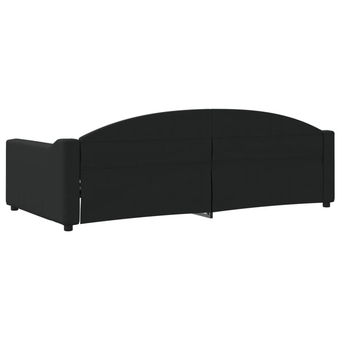 Cadru de pat, negru, 100 x 200 cm, material textil - WALTI WALTI