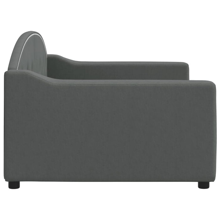 Cadru de pat, gri închis, 90x190 cm, material textil - WALTI WALTI