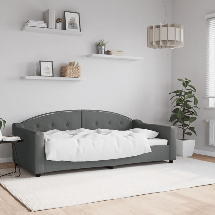 Cadru de pat, gri închis, 90x190 cm, material textil - WALTI WALTI