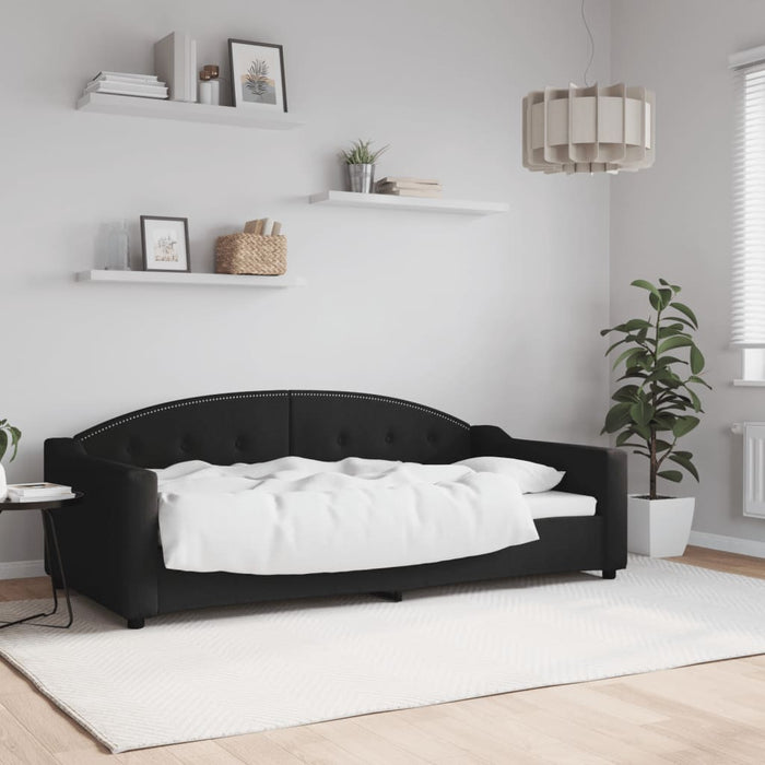 Cadru de pat, negru, 90x190 cm, material textil - WALTI WALTI