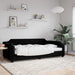 Pat de zi, negru, 80x200 cm, material textil - WALTI WALTI