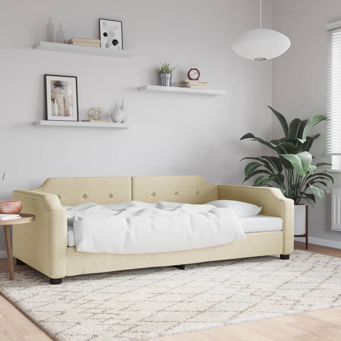 Pat de zi, crem, 80x200 cm, material textil - WALTI WALTI