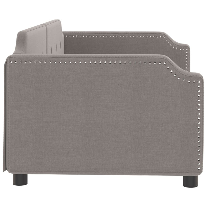 Pat de zi, gri taupe, 90x200 cm, material textil - WALTI WALTI