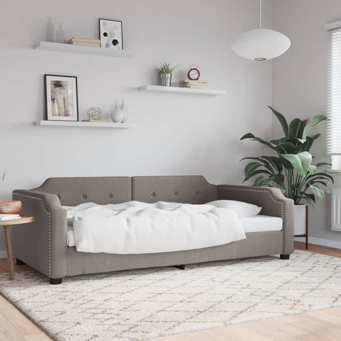 Pat de zi, gri taupe, 90x200 cm, material textil - WALTI WALTI