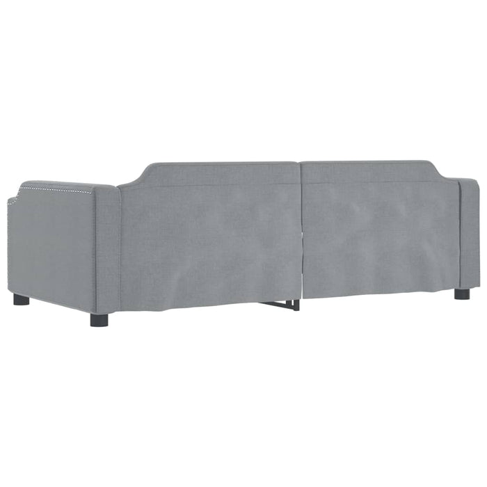 Cadru de pat, gri deschis, 90x190 cm, material textil - WALTI WALTI